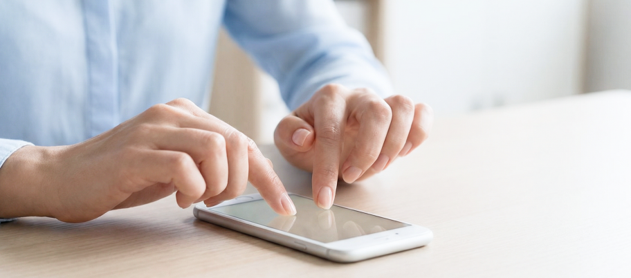 Использование приложения двумя руками